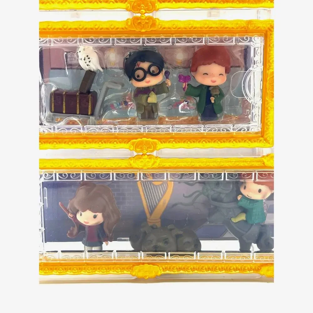 Harry Potter Micro Magical Moments Figurines, Stackable Boxes, 8 Bxs, 15 figures